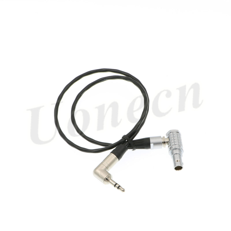 [Australia - AusPower] - Uonecn Sound Device Time Code Cable Right Angle 3.5mm to 0B 5 pin Male Tentacle Sync Adapter Cable 
