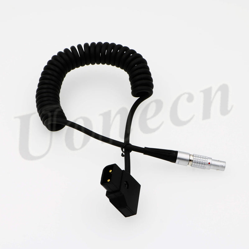 [Australia - AusPower] - Uonecn for Anton Bauer Teradek Bond Power Cable Dtap to 0B 2 Pin Plug Spring Cable Spring cable straight 2 pin male to Dtap 