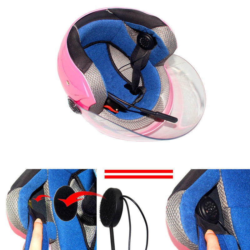 [Australia - AusPower] - VR-robot Wireless Motorcycle Helmet Headset Work with Bluetooth, Motorcycle Intercom Headset, Wireless Helmet Heaphones, Wireless Helmet Communication Systems For Motor Motorbike, Motor Helmet Headset MH01 