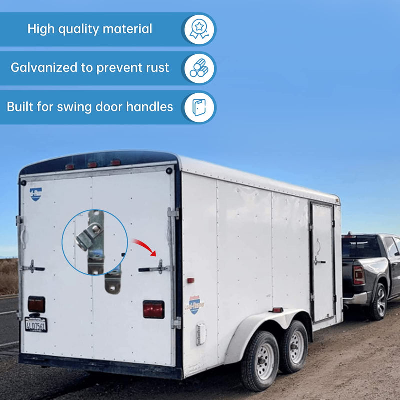 [Australia - AusPower] - Fuoequl Trailer hasp for Enclosed Trailer Door Latch Cargo Trailer Door Hasp Latch Cargo Trailer 