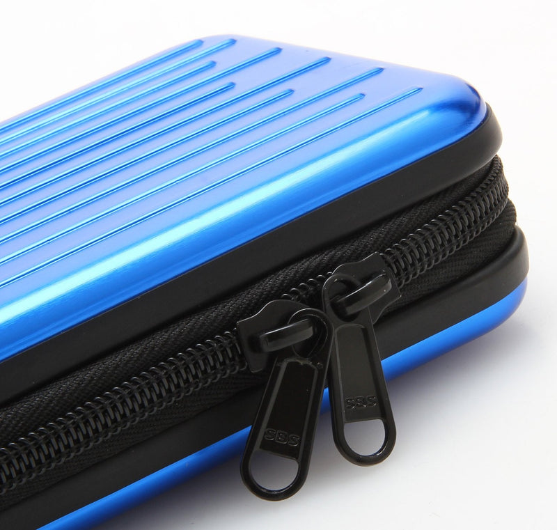 [Australia - AusPower] - KAYOND Anti-Shock Silver Aluminium Carry Travel Protective Storage Case Bag for 2.5" Inch Portable External Hard Drive HDD USB 2.0/3.0 (Blue) Blue 