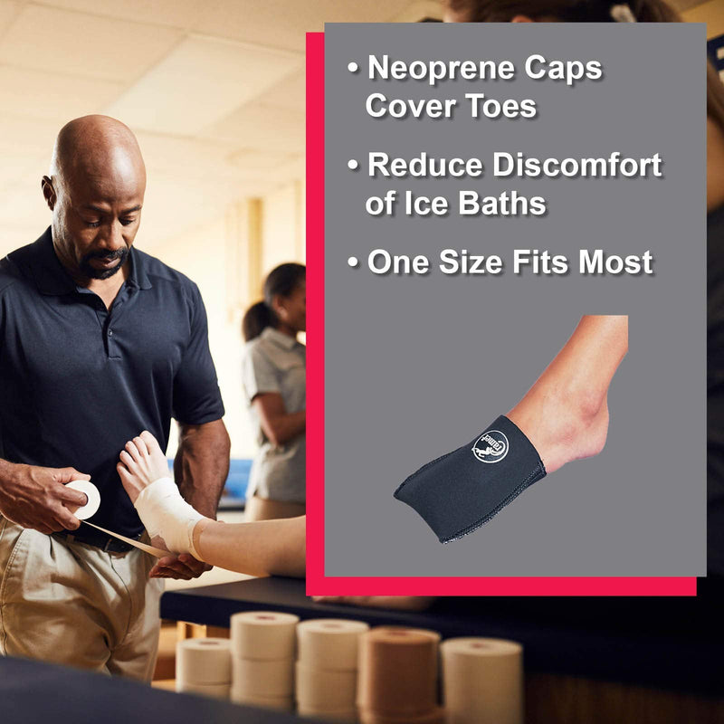[Australia - AusPower] - Cramer Cryo-Caps, Ice Bath Socks, Keeps Feet Warm During Ice Baths, Ice Bath Toe Warmers, Toe Booties, Protects Toes During Ice Baths, Comfortable, Retains Body Heat, Ice Bath Accesories, One Pair 