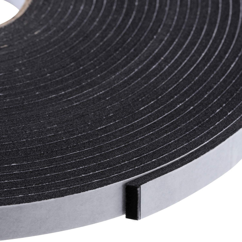 [Australia - AusPower] - Tatuo Double Sided Foam Mounting Tape Foam Adhesive Tape Foam Seal Tape, 1/8 Inch Thick Foam Seal Strip, 3 Rolls (1/2 Inch Wide by 32.8 Feet Long Each Roll) 1/ 2 Inch Wide by 32.8 Feet Long Each Roll 