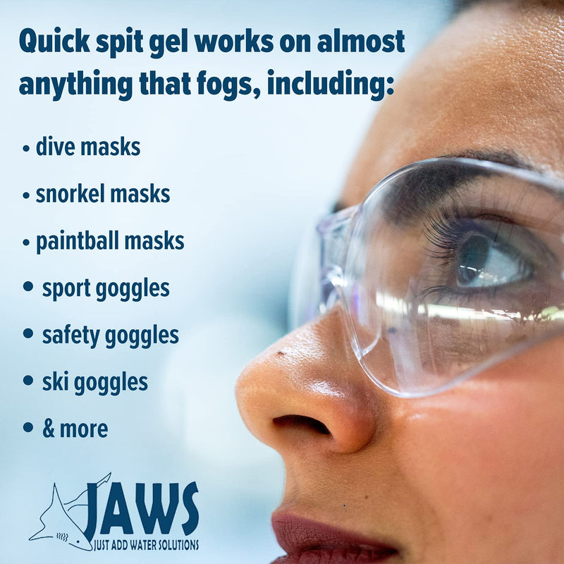 [Australia - AusPower] - JAWS Just Add Water Solutions Quick Spit Antifog - Gel Formula (1 oz.) #1795, 3 Pack 