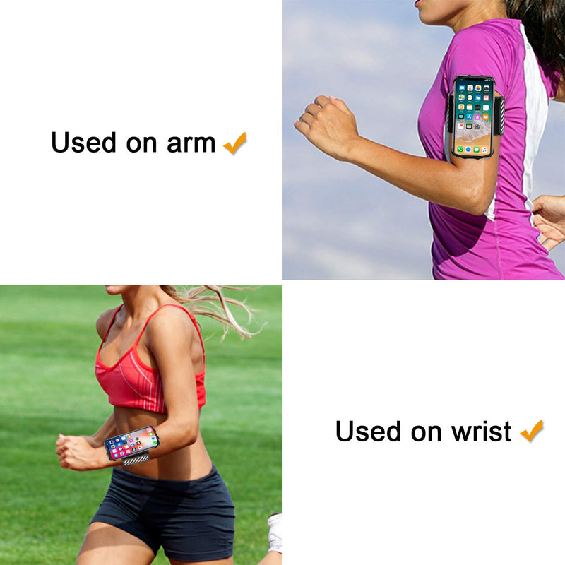 [Australia - AusPower] - Walking Wristband / Arm Band WANPOOL Phone Holder for iPhones and Other 4.5 – 6 Inch Phones 