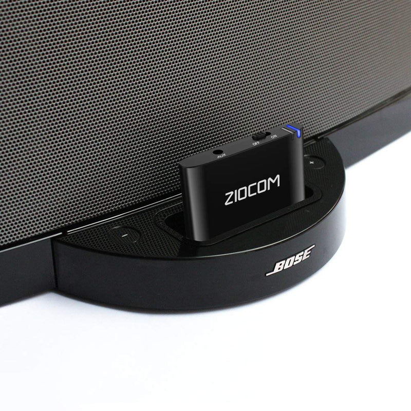 [Australia - AusPower] - ZIOCOM [Upgrade] 30 Pin Bluetooth Adapter Audio Receiver for Bose iPod iPhone SoundDock and Other 30 Pin Dock Speakers, Upgrade Old SoundDock with 30 Pin Connector, Not for Any Cars or Motorcycles 