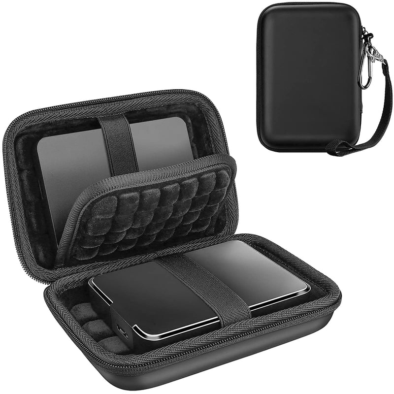 [Australia - AusPower] - ProCase Hard Drive Case 2.5 Inch Bundle with ProCase Hard Travel Tech Organizer Case Bag 
