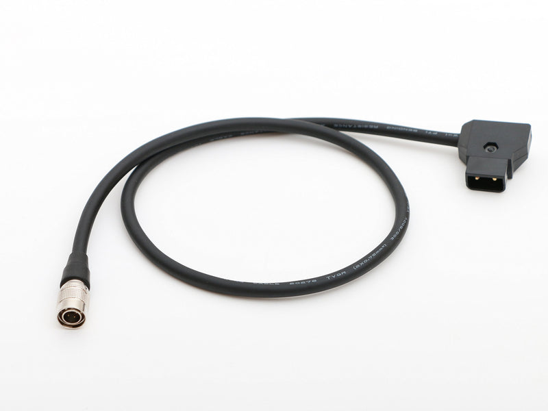 [Australia - AusPower] - Male D-tap to 4pin Hirose Male Power Cable 1.6ft 50cm for ZAXCOM Sound Devices 