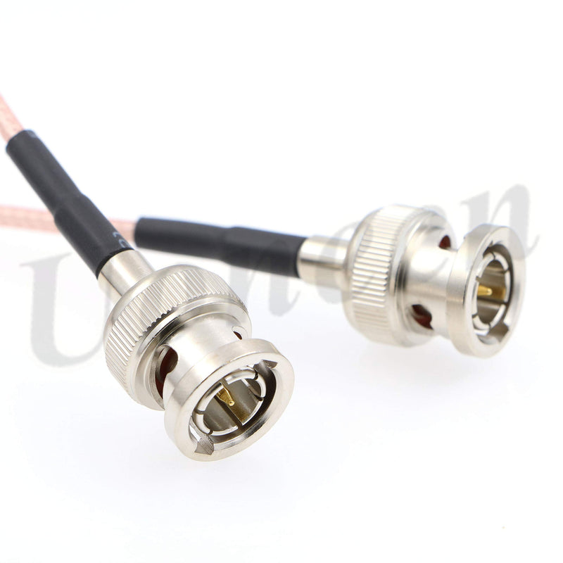 [Australia - AusPower] - Uonecn MegaFlex HD-SDI Cable RG179 BNC Male to BNC 75ohm for Blackmagic HyperDeck Shuttle and BMCC BMPC Hyperdeck Cameras 1M 