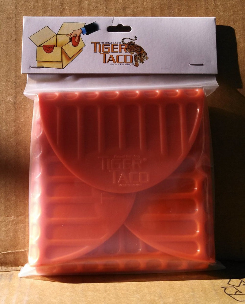 [Australia - AusPower] - Tiger Taco, Box Flap Holders, Makes Packing and Unpacking Boxes Easy (Plastic, Set of 4) 