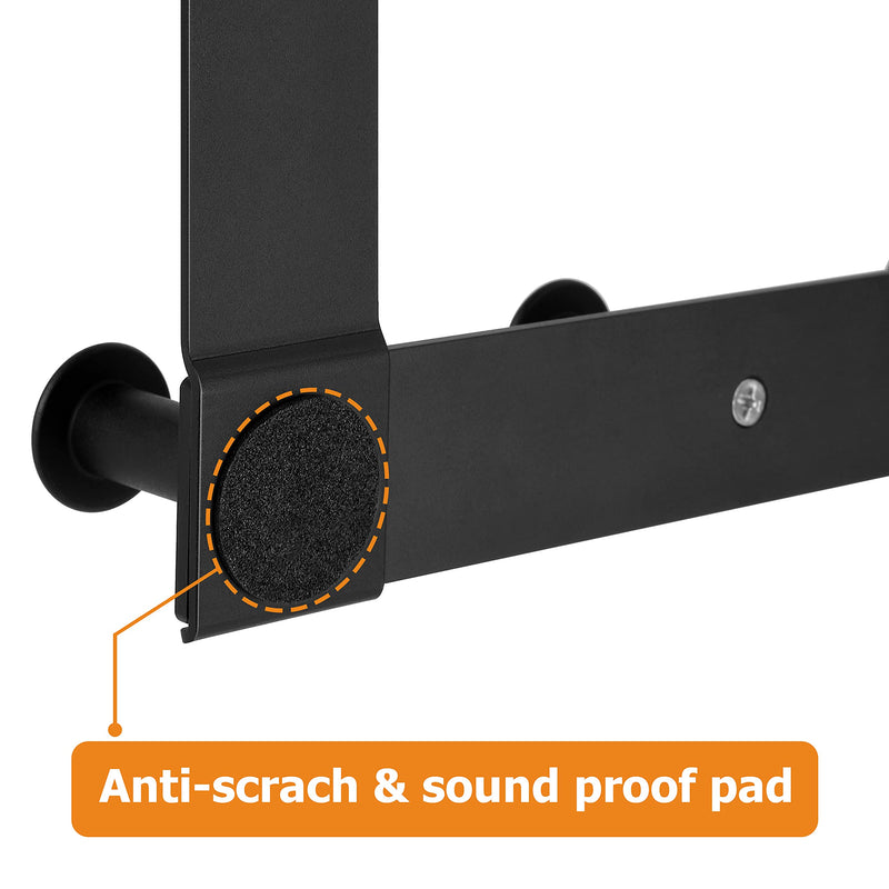 [Australia - AusPower] - Damita Over The Door Hooks Black Over The Door Towel Rack Hanger for Coat Hangers Sturdy Stainless Steel 6 Hooks for Hanging Coats Fit for 1-3/4" thickness door 