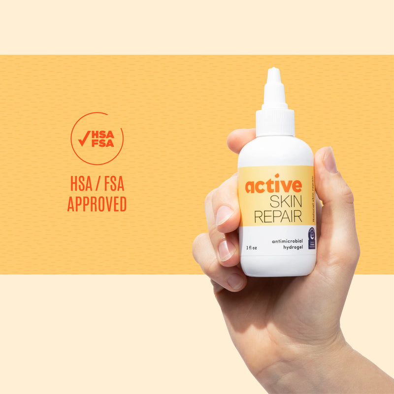 [Australia - AusPower] - Active Skin Repair Hydrogel - Natural & Non-Toxic First Aid Healing Ointment & Antiseptic Gel for Minor Cuts, Wounds, Scrapes, Rashes, Sunburns, and Other Skin Irritations (Single, 3 oz Gel) 3 Fl Oz (Pack of 1) 