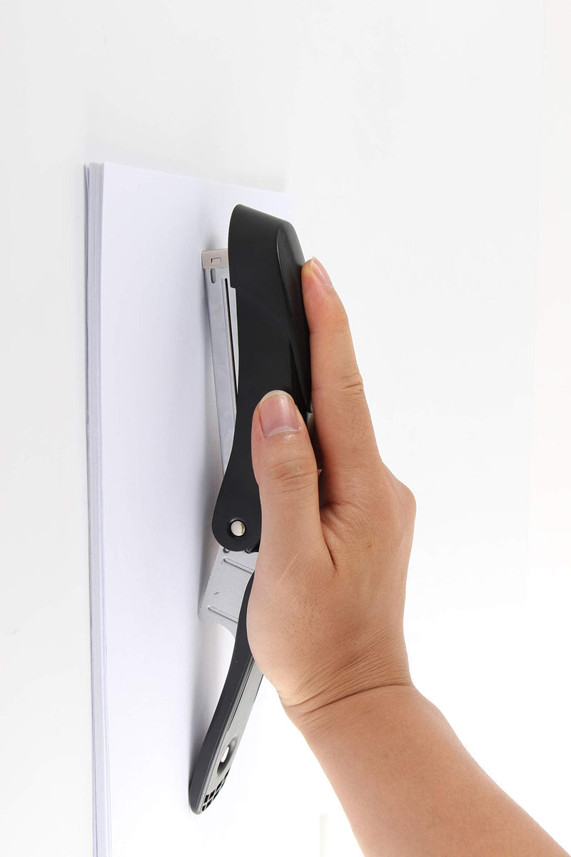 [Australia - AusPower] - madeking Effortless Desktop Stapler with Staples, The Office Desktop staplers Have 25 Sheet Capacity, Easy to Load Ergonomic staplers for Desk, Includes 1000 Staples and Staple Remover 