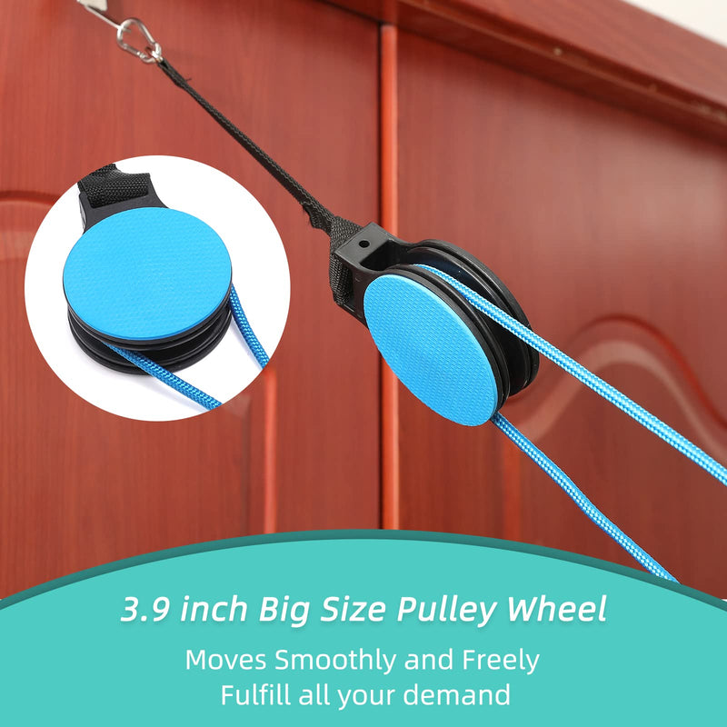 [Australia - AusPower] - Fanwer Shoulder Pulley, Overhead Shoulder Pulley for Physical Therapy, Over the Door Exercise Pulley Device for Rotator Cuff Recovery & Frozen Shoulder Arm Rehabilitation. Shoulder Rehab Pulley System 