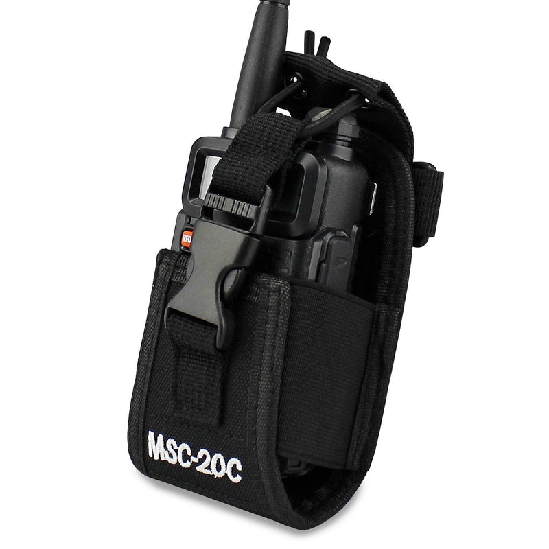 [Australia - AusPower] - abcGoodefg 3in1 Multi-Function Universal Pouch Bag Holster Case for GPS PMR446 Motorola Kenwood Midland ICOM Yaesu Two Way Radio Transceiver Walkie Talkie (20C-2PACK) 