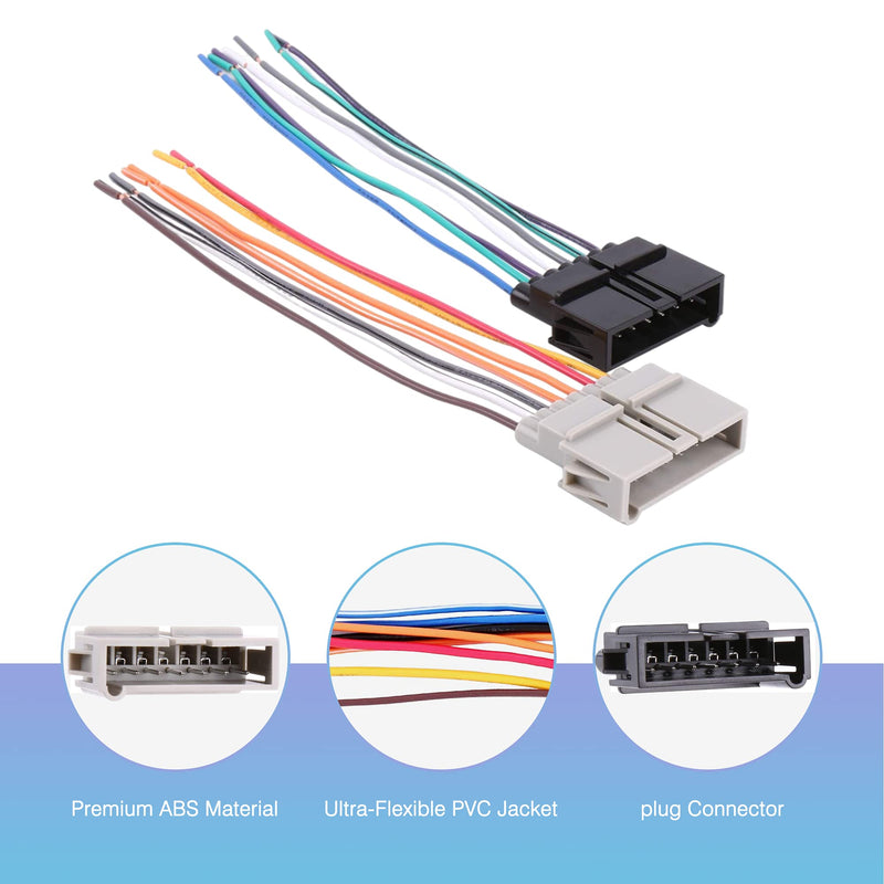 [Australia - AusPower] - BASIKER Metra 70-1817 Radio Installation Wiring Harness for 1984-2006 Chrysler Dodge Jeep OEM 