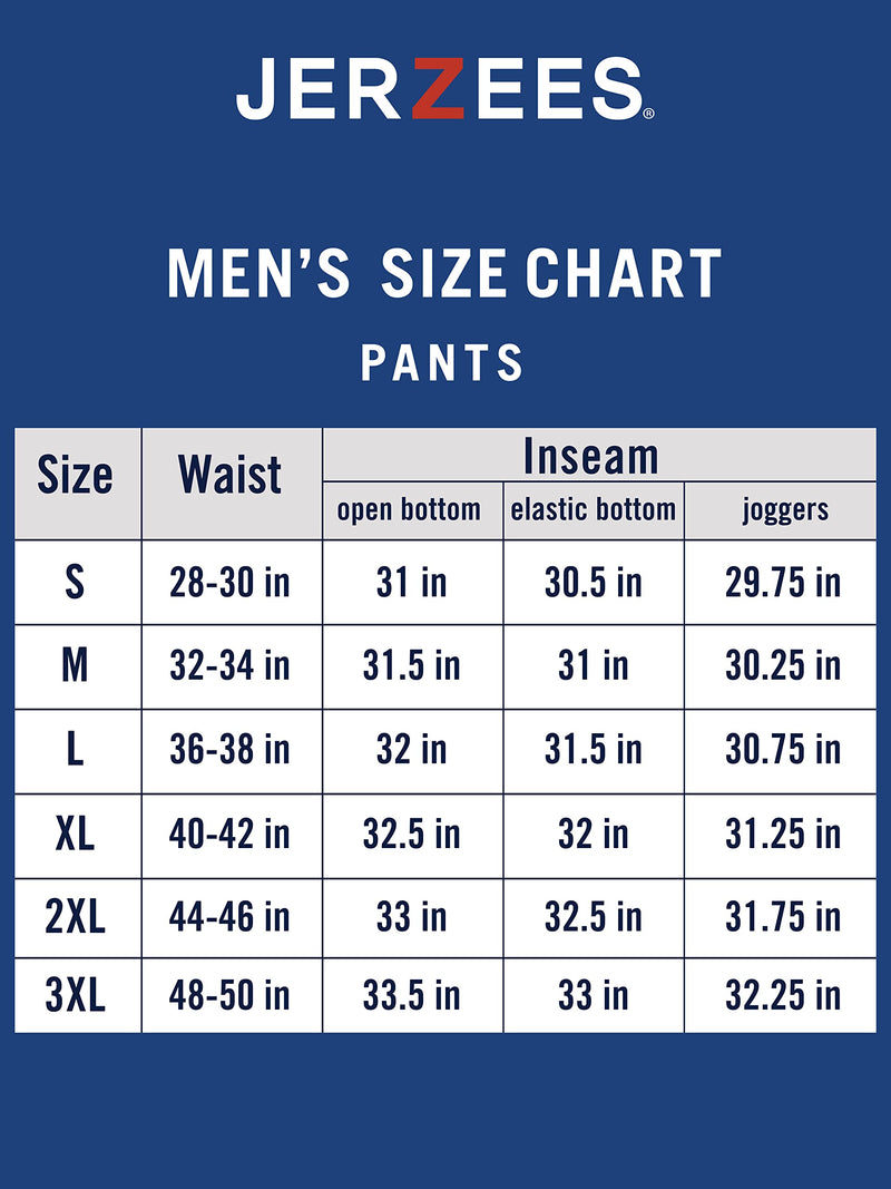 [Australia - AusPower] - Jerzees Men's NuBlend Fleece Joggers & Sweatpants Elastic Bottom Elastic Bottom - Black Large 