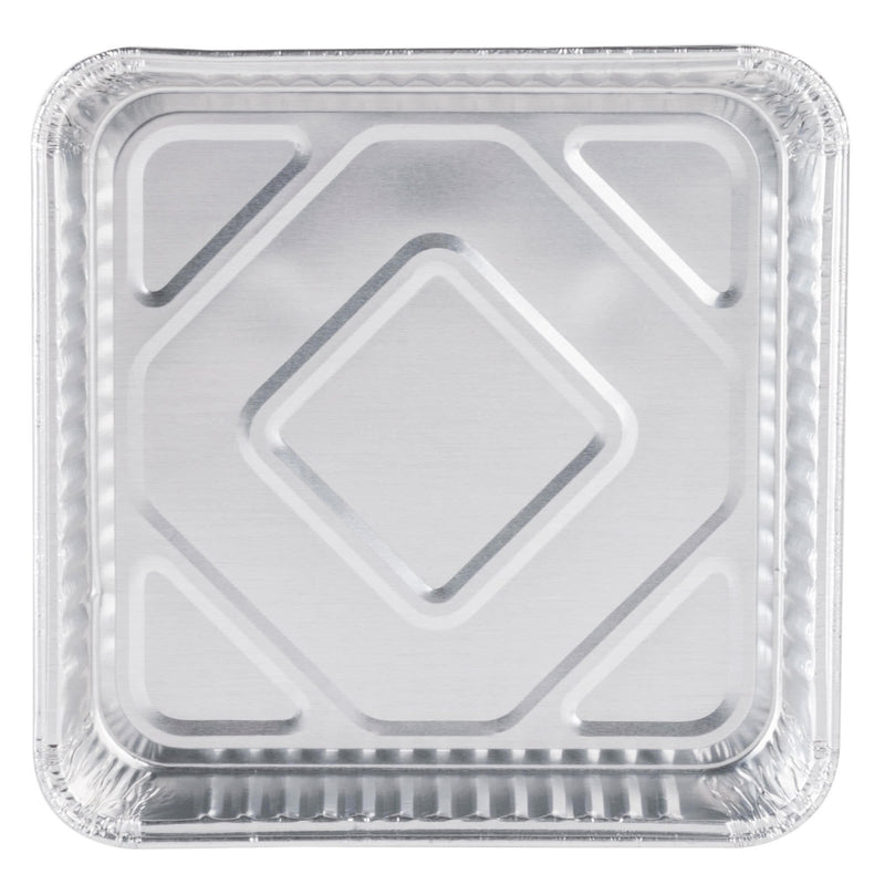 [Australia - AusPower] - Pack of 30 Extra-Thick Disposable Aluminum Baking Pans | Standard Size 9” x 9” Recyclable Square Cooking Tins | Portable Food Containers | Superior Heat Conductivity | 2” High Walls to Prevent Spills 