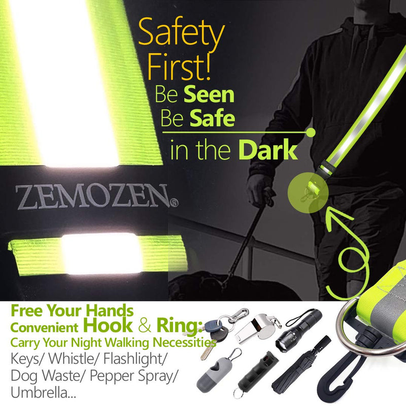 [Australia - AusPower] - High Visibility Safety Reflective Sash - A Perfect Substitute for Reflective Vest Reflective Jacket - Reflective Belt Adjustable, Stylish, Durable Night Safety Walking Gear for Men, Women, Kids 