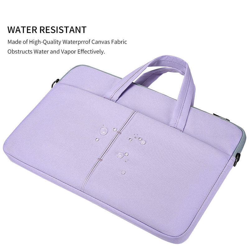 [Australia - AusPower] - 17.3 Inch HP Laptop Case, Protective Shoulder Strap Case for 2020 Lenovo L340 17.3" Laptop/Lenovo IdeaPad 330 320, Dell Inspiron 17 3000 7000 5000 Sleeve Bag(Purple) 17.3 Inch Purple 