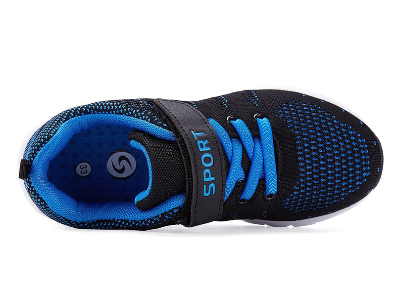 [Australia - AusPower] - MAYZERO Kids Tennis Shoes Running Sports Shoes Breathable Athletic Shoes Lightweight Walking Shoes Fashion Sneakers for Boys and Girls 4.5 Toddler Blue 