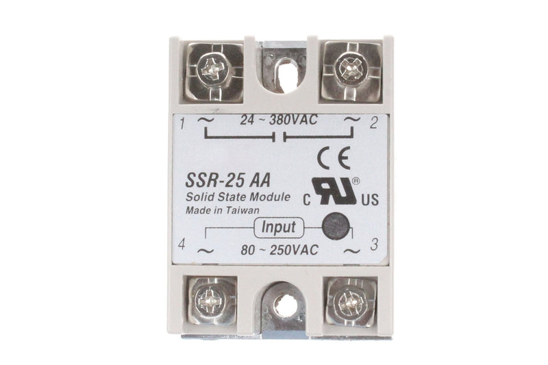 [Australia - AusPower] - NOYITO SSR-25AA Solid State Relay Input 80-250V Output 24V-380V AC Control AC 