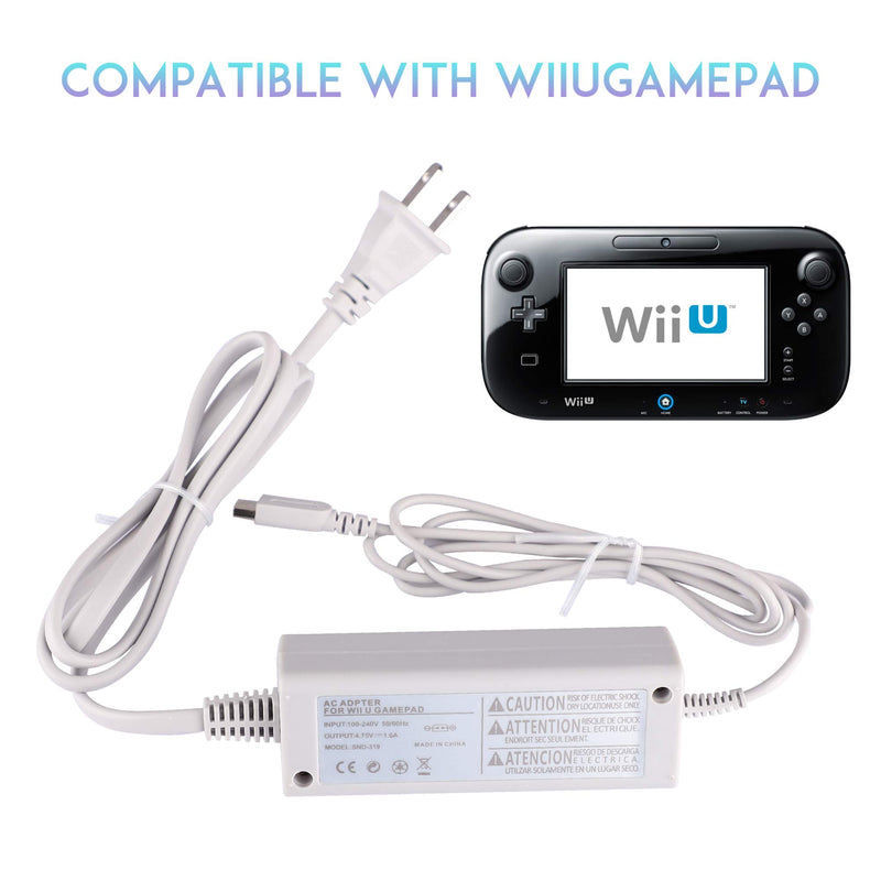 [Australia - AusPower] - Gamepad Charger for Wii U, AC Power Adapter Supply Charger Cable Cord for Nintendo Wii U Gamepad Remote Controller 