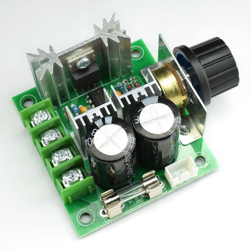 [Australia - AusPower] - DZS Elec 10A 12V-40V DC Motor Speed Controller 12V 24V PWM Variable Speed Regulator Governor Switch CCMHCN With Speed Control Knob 10 Amp 