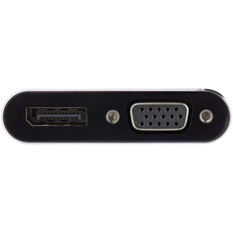 [Australia - AusPower] - StarTech.com USB C Multiport Video Adapter - USB-C to 4K 60Hz DisplayPort 1.2 or 1080p VGA Monitor Adapter - USB Type-C 2-in-1 DP (HBR2 HDR)/VGA Display Converter- Thunderbolt 3 Compatible (CDP2DPVGA) 