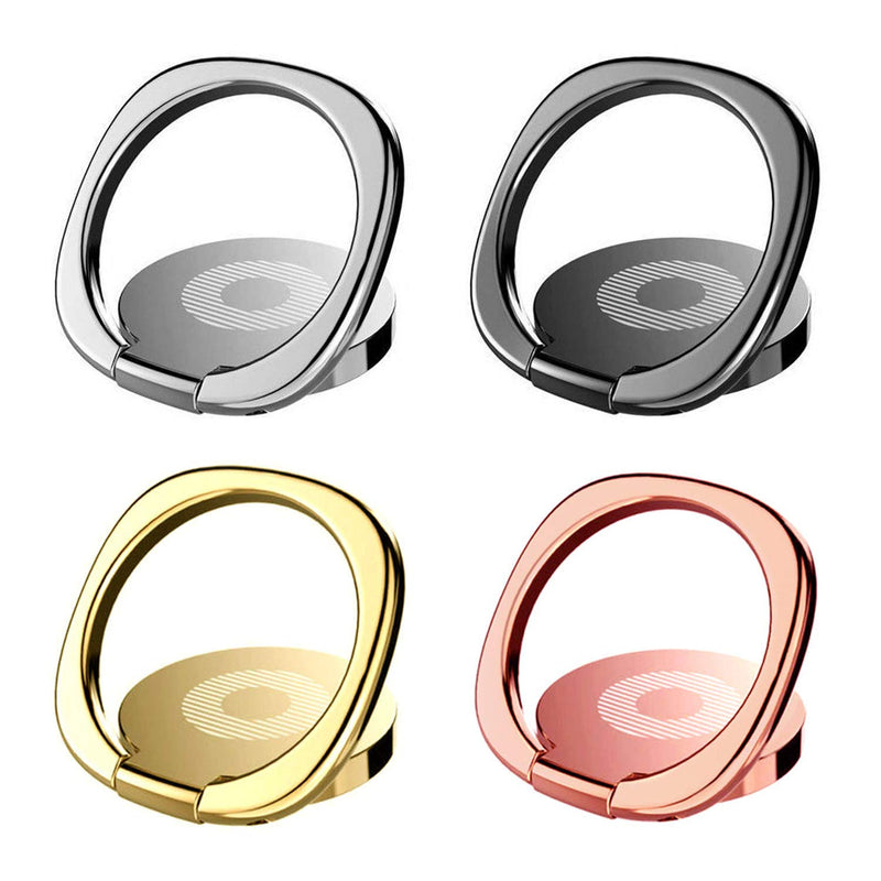 [Australia - AusPower] - Pokanic Cell Phone Holder Finger Ring Grip Stability Kickstand 360° Rotation Adjustable Collapsible Compatible with Apple iPhone, Samsung Galaxy, LG, Universal (Rose Gold) Rose Gold 