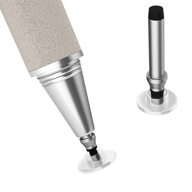 [Australia - AusPower] - Replacement Disc Tips, High Precision Fine Point Round Disk for 2 in 1 Series Stylus Pen, Clear (10 Pack) 10 Pack 
