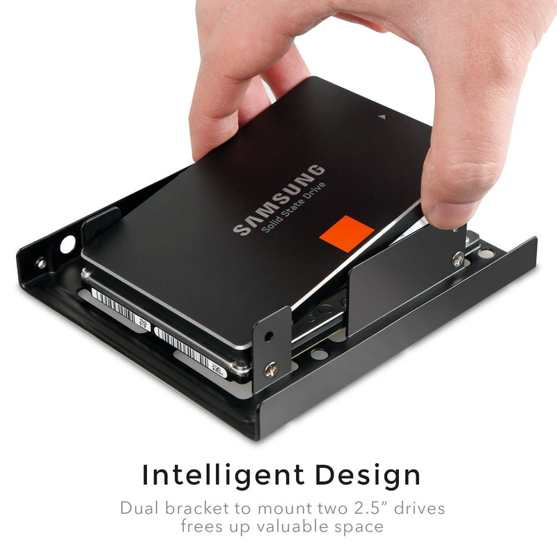 [Australia - AusPower] - Inateck SSD Mounting Bracket 2.5 to 3.5 with SATA Cable and Power Splitter Cable, ST1002S 