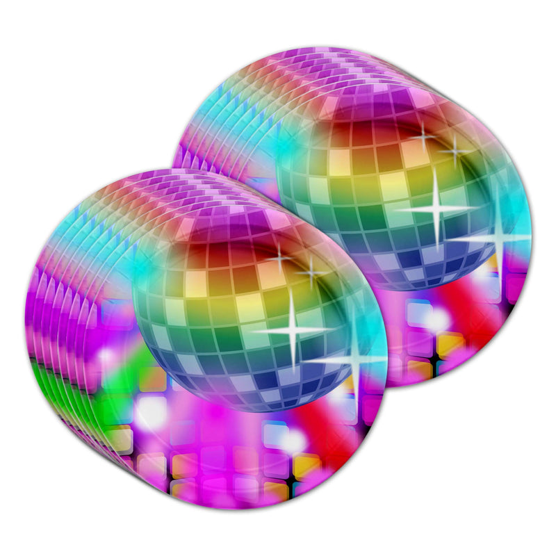 [Australia - AusPower] - Disco Birthday Party Supplies Set Plates Napkins Cups Tableware Kit for 16 
