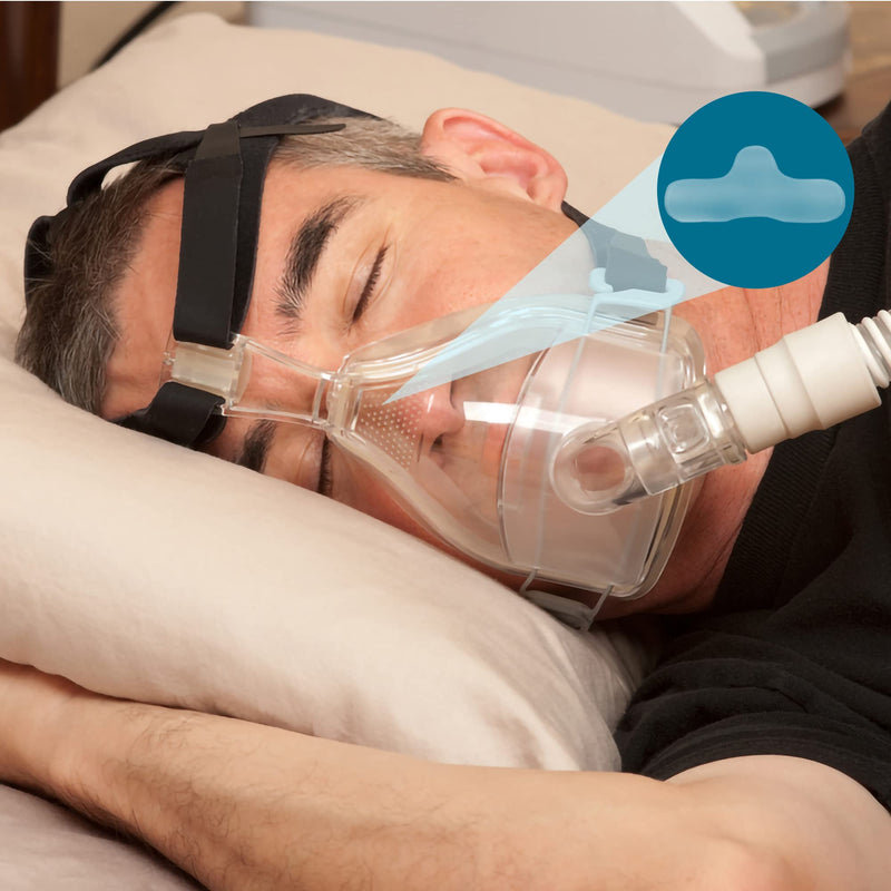 [Australia - AusPower] - 5 Pack CPAP Gel Nose Pads – CPAP Nose Guard – CPAP Nasal Pad Against Irritation and Soreness – Sleep Nose Comfort Pad – Premium Soft CPAP Cushions for Masks – Adhesive Sticky Design Small (Pack of 5) 