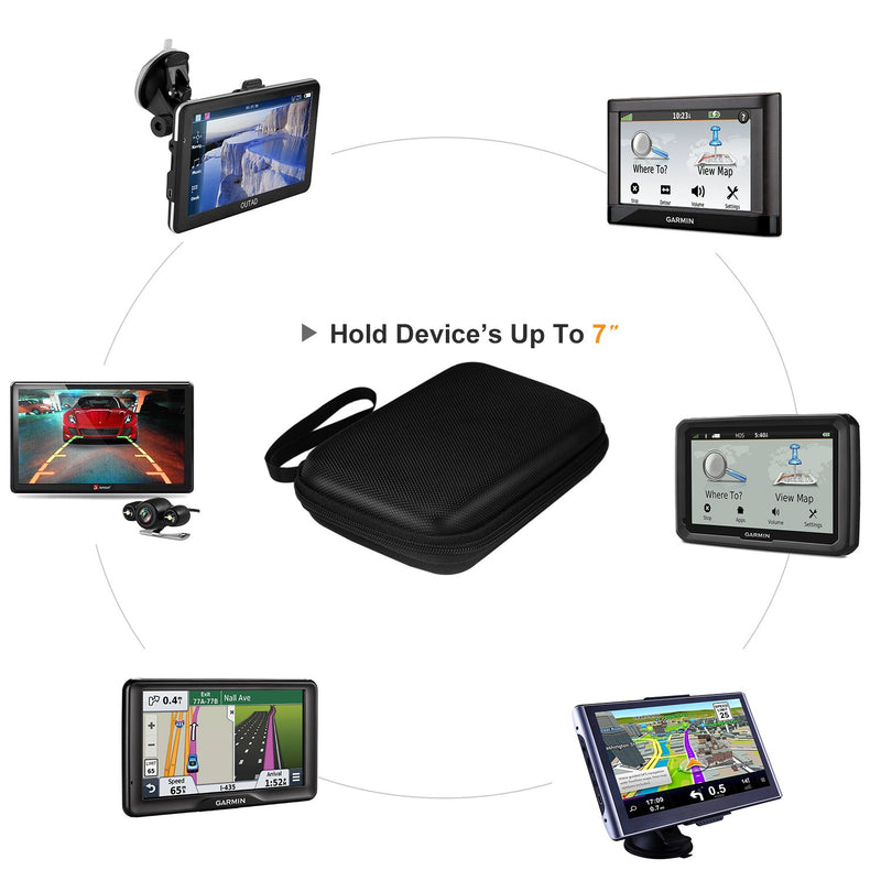 [Australia - AusPower] - MoKo 5-Inch GPS Carrying Case, Portable Hard Shell Protective Pouch Storage Bag for Car GPS Navigator Garmin / Tomtom / Magellan with 5" Display - Black 5 Inch 