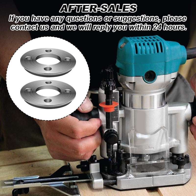 [Australia - AusPower] - for Makita 321492-3 Template Guide Adapter Compatible Whit Makita Router Templates 3606, 3608B, 3612B, 3612BR, 3620, M361ï¼ˆ2 PCSï¼‰ 