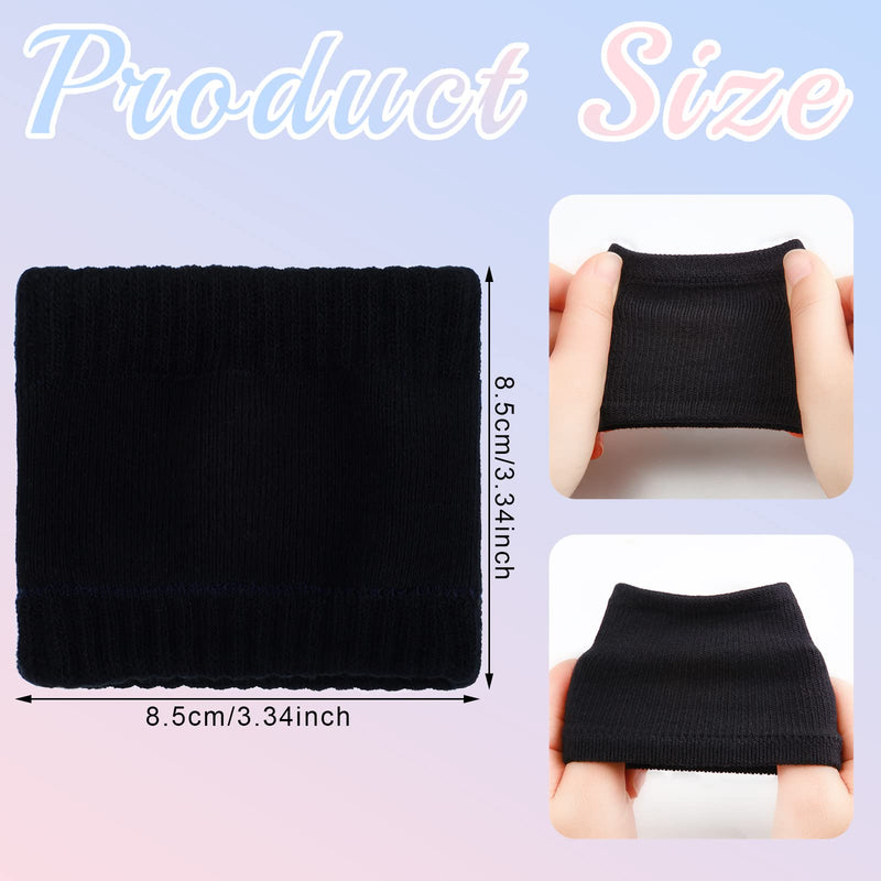 [Australia - AusPower] - Haysandy 10 Pairs Socks for Dancing on Smooth Floors Dance Socks Over Sneakers Turns to Dance on Wood Floor Elastic Protect Knees Dance Shoe Covers for Smooth Pivots and Turns 