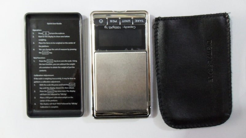 [Australia - AusPower] - Mini Digital LCD Jewelry Pocket Gram Scale, 1kg Max Capacity - 1000 X 0.1 G 