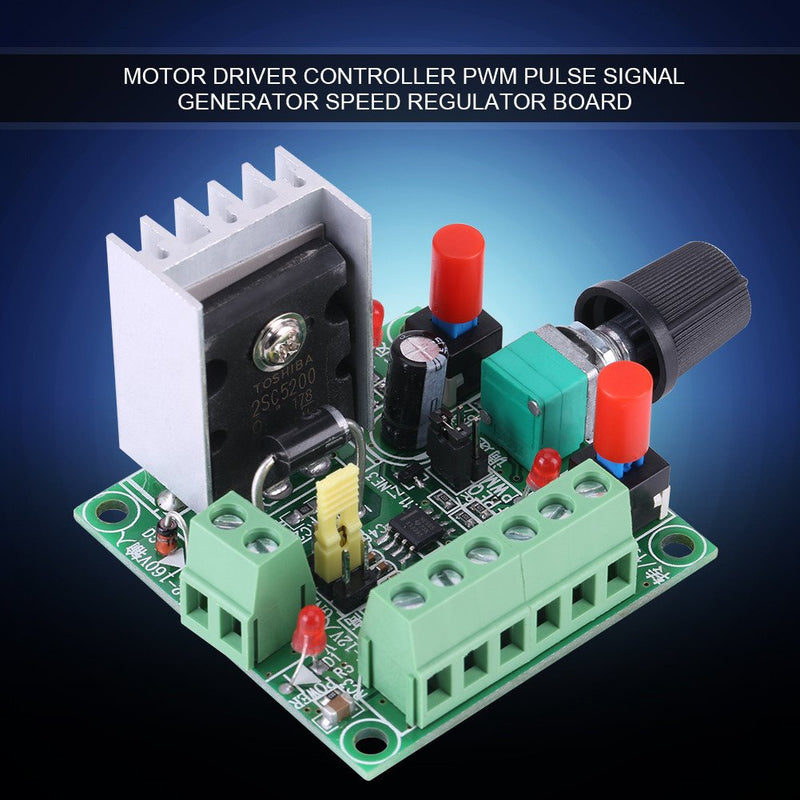 [Australia - AusPower] - PWN Controller Signal Generator 15-160V / 5-12V Stepper Motor Controller Adjustable Frequency Speed Regulator Board for Controlling Motor 