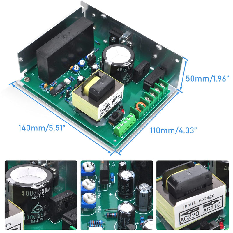 [Australia - AusPower] - Daedalus 0-100vdc PWM Power Supply Unit, Compatible with 500w Brushed Spindle Motor 0-100 vdc 