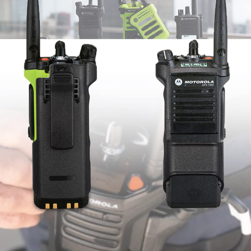 [Australia - AusPower] - abcGoodefg Belt Holster Radio Holder for Motorola APX7000/PMLN5331/PMLN5331A Universal Holder Carry Case Models 1.5 and 3.5 Portable Radio Top Display and Dual Display 