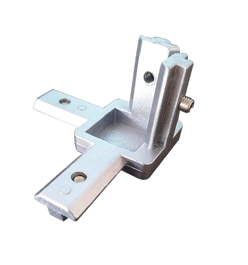 [Australia - AusPower] - Befenybay 8PCS 3-Side End Corner Bracket Connector with Screws for 6mm T-Shape Aluminum Extrusion Profile European Standard 2020-Series 2020s 