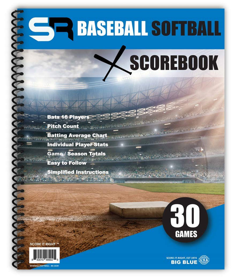 [Australia - AusPower] - SR Baseball/Softball Scorebook “Big Blue” 
