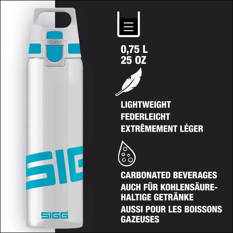 [Australia - AusPower] - SIGG Total Clear Sports Water Bottle Aqua 