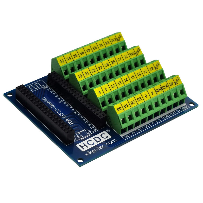 [Australia - AusPower] - Screw Terminal Block Breakout Module Board for ESP32-DevKitC 