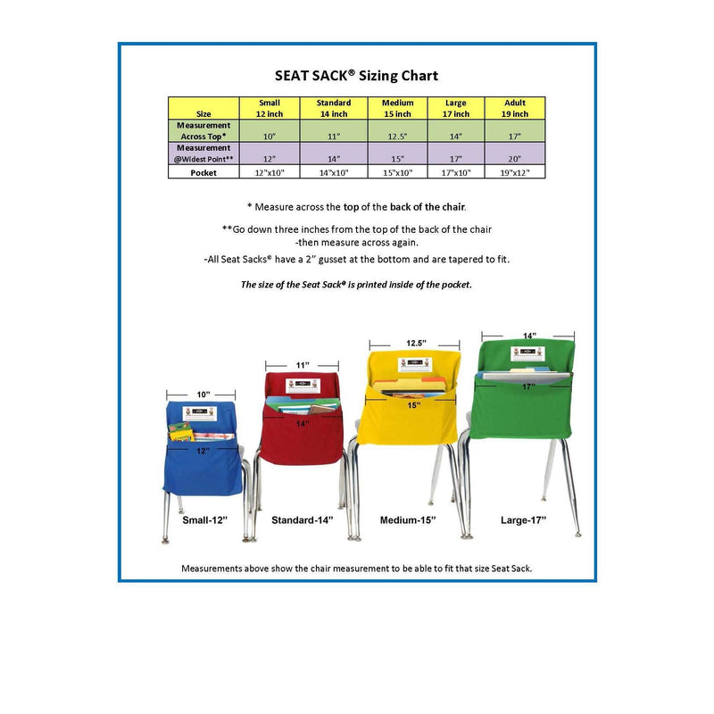[Australia - AusPower] - Seat Sack Storage Pocket, Large, 17 Inches, Black 