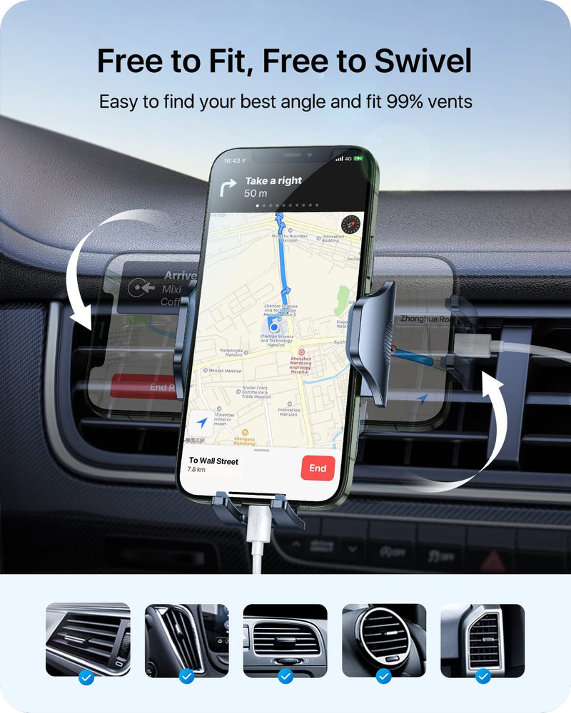 [Australia - AusPower] - andobil Car Vent Phone Holder [2022 Upgrade for Toyota] [Firmly Grip & Never Slip] Ultra Stable Phone Mount for Toyota, Toyota Accessories, Handsfree, Compatible with All Smartphone 