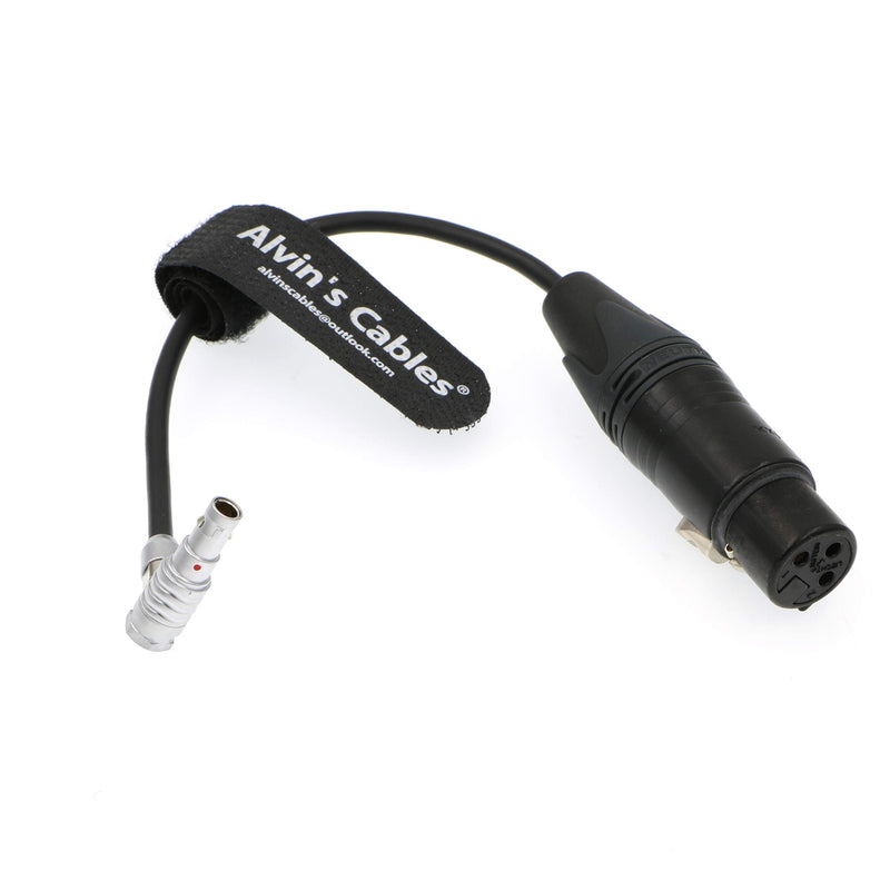 [Australia - AusPower] - Alvin's Cables Audio Cable Right Angle 00 5 Pin Male to XLR 3 Pin Female for Z CAM E2 Camera right angle 5 pin 15cm 