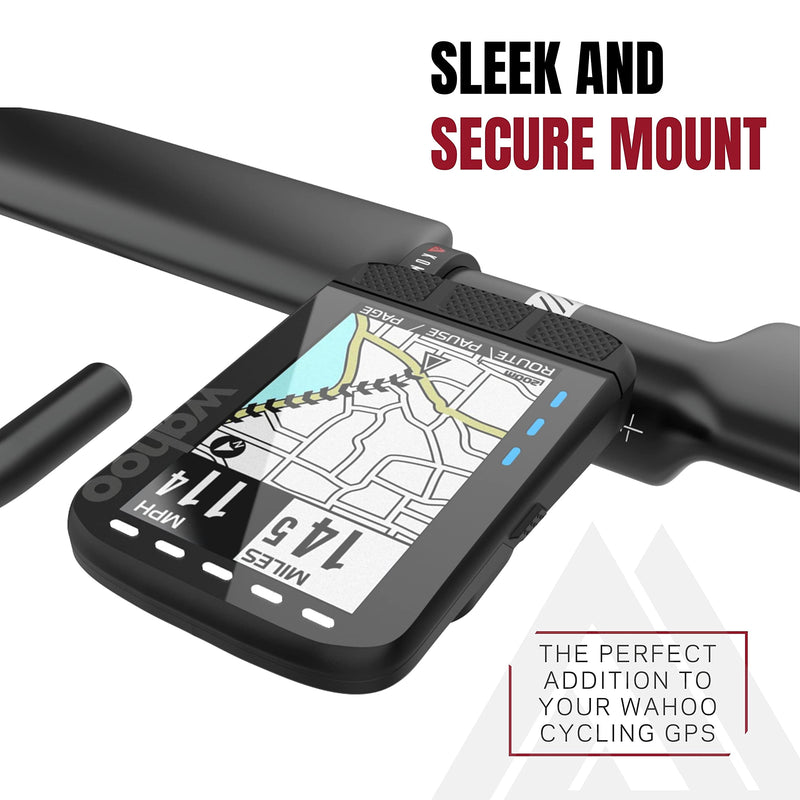 [Australia - AusPower] - KOM Cycling Wahoo Elemnt Mount Compatible with Multiple Wahoo Computers Including The Wahoo Elemnt Bolt, Elemnt Roam, Elemnt Mini, and Elemnt - Multiple Colors 24g Out Front Computer Mount Carbon 