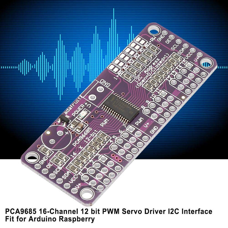 [Australia - AusPower] - PWM Servo Driver, PWM Controller Servo, I2C Interface for Experiment Raspberry 